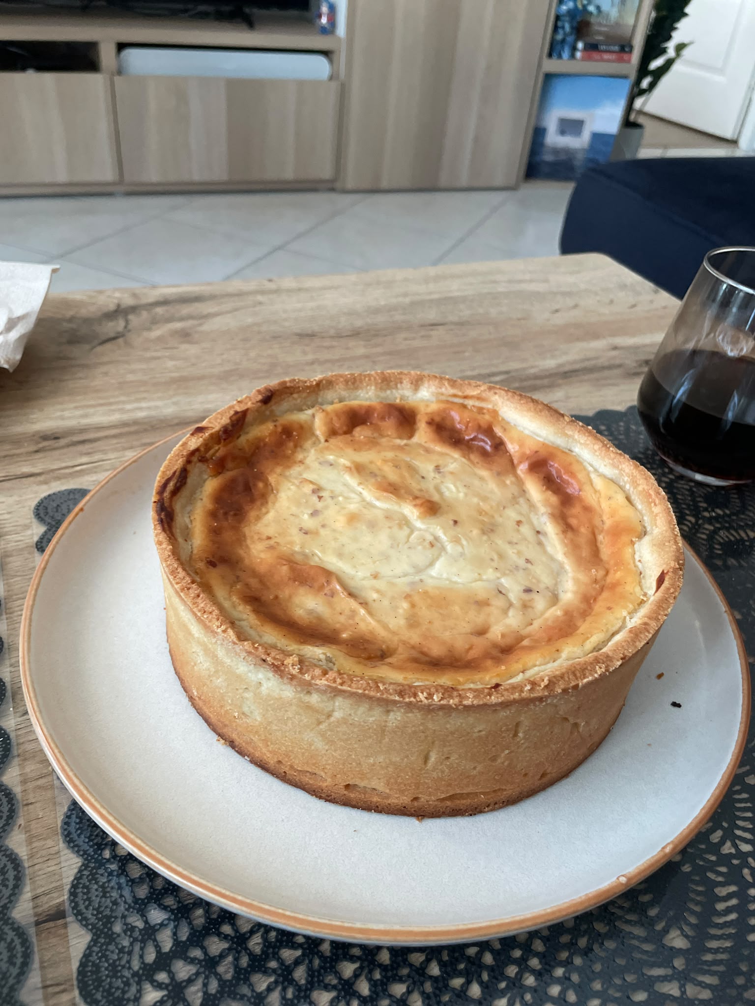Flan cacahuète